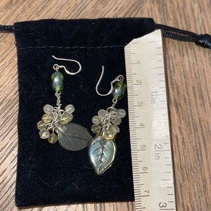 Cute beaded wire earrings